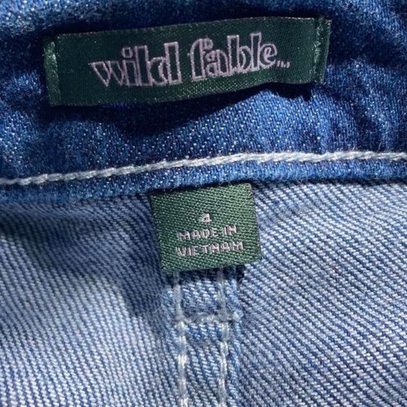 WILD FABLE SUPER HIGH RISE STRAIGHT LEG JEANS - Picture 4 of 5